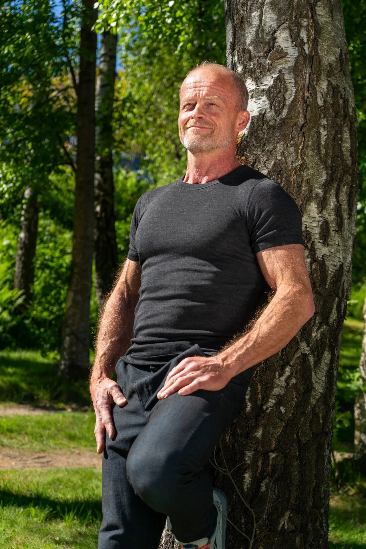 Core training outdoor